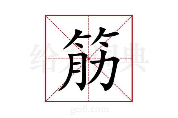 筋