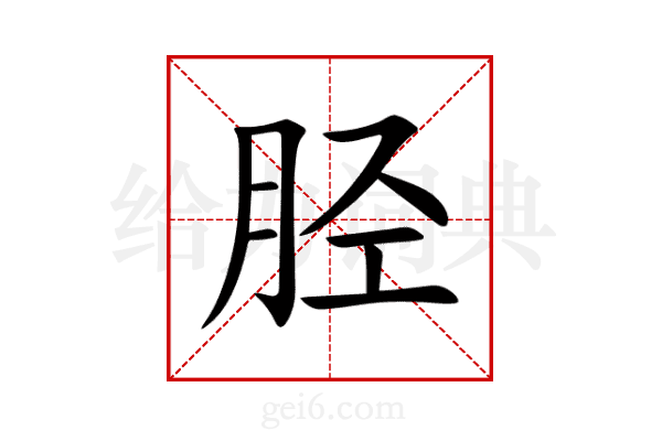 胫