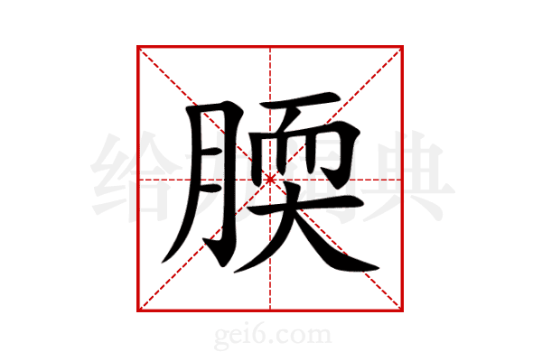 腝