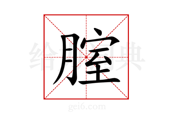 腟